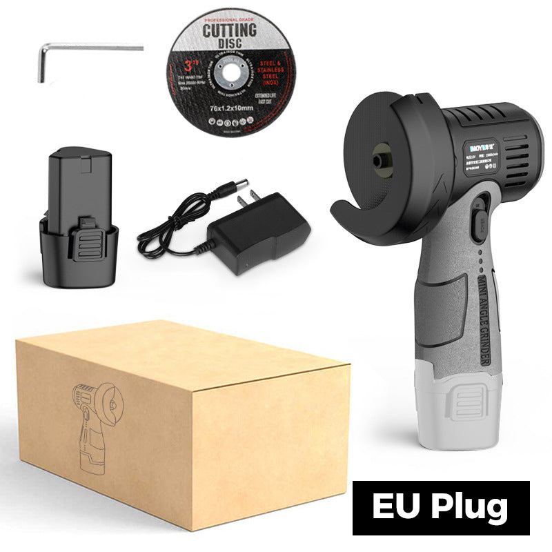 12V Mini Haakse Slijper met Snijdisk – Ideaal voor Nauwkeurig Snijden en Slijpen