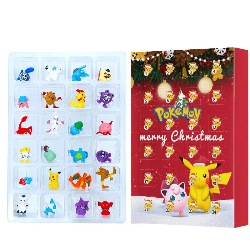 24 Pokémon Figuren & Countdown