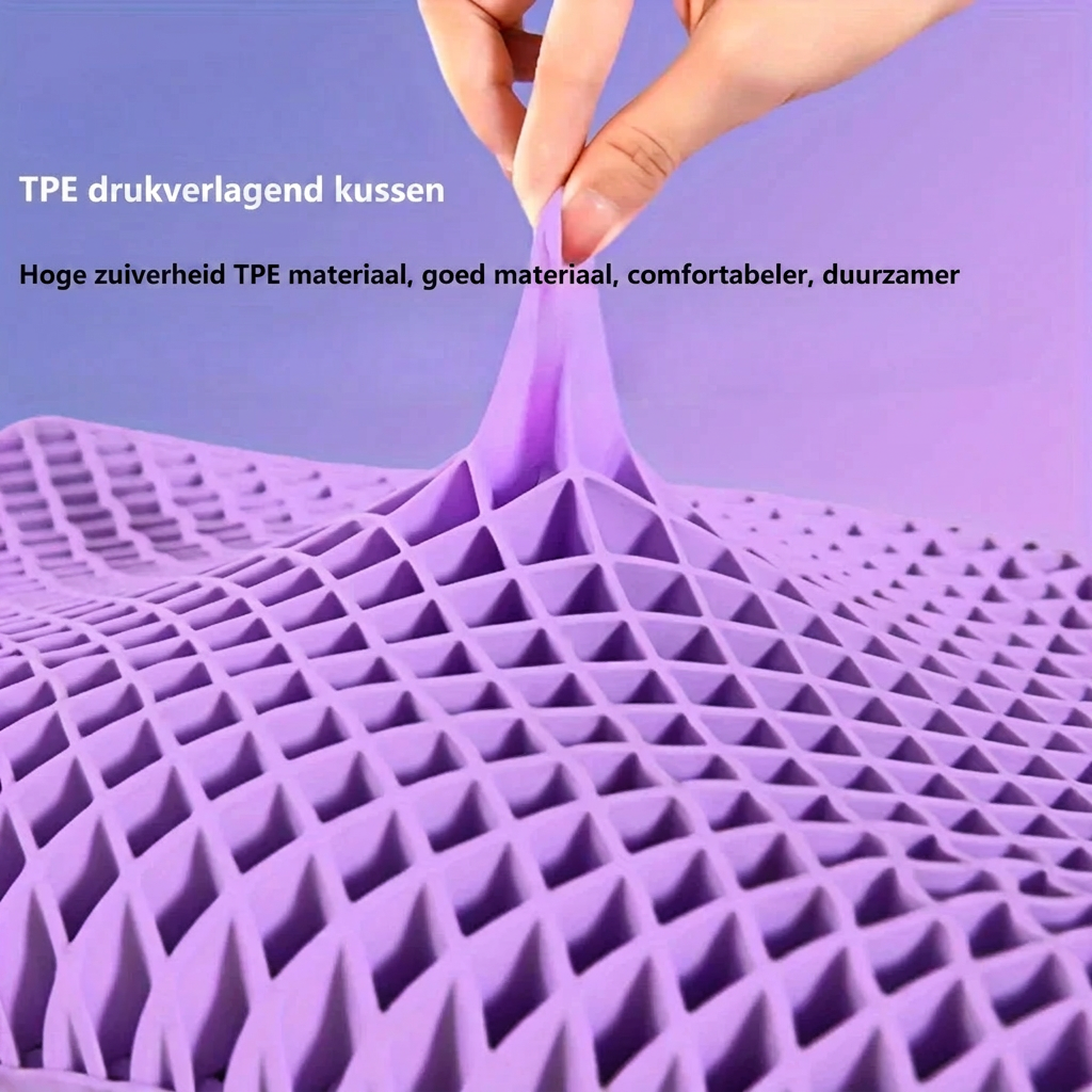 Ademend TPE Nekkussen met Drukvrije Ondersteuning