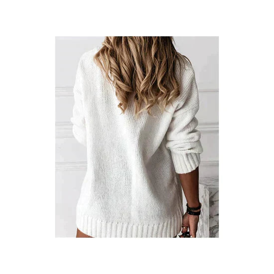 Aeliana - Elegante Kasjmier Trui voor de Herfst