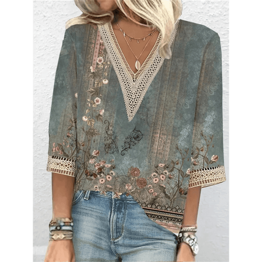 Claire | Elegante V-hals Blouse