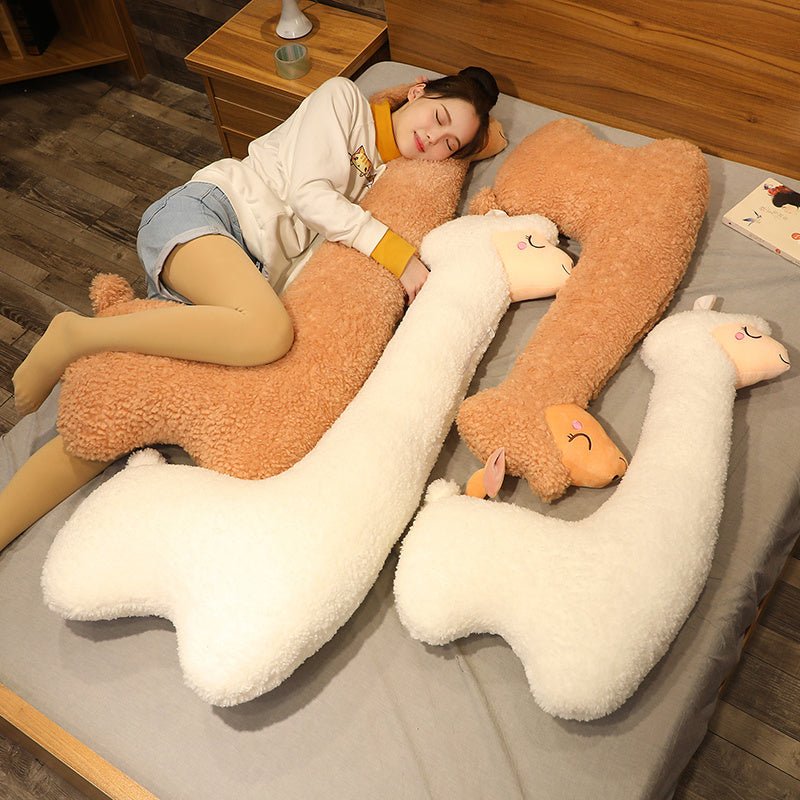 CozyRest Alpaca Kussen | Extra-Groot Kussen voor Zijslapers, voor een Goede Nachtrust