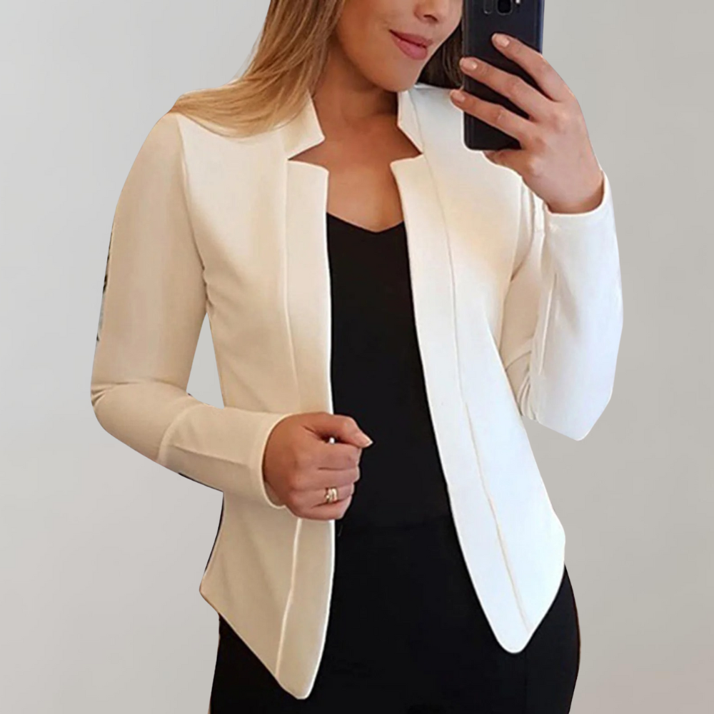 Elegante damesblazer met reverskraag en lichte snit voor stijlvolle outfits