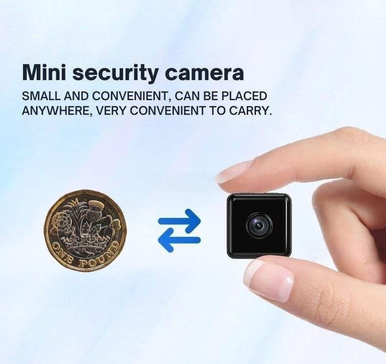 Emeja | 1080P Draadloze WiFi Beveiligingscamera | Weerbestendig, App-Gestuurd & Ideaal voor Binnen- en Buitentoezicht | Kleine Gesloten Circuit Camera