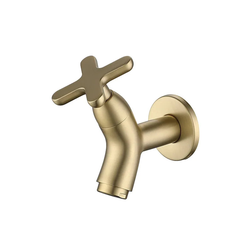 Emeja | BrassFlow – Wandgemonteerde Koudwaterkraan in Massief Messing