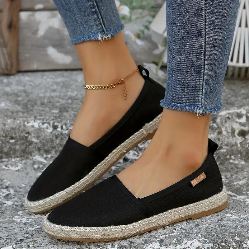 Emeja | Espadrilles, plat, lichtgewicht, canvas schoenen, zomerschoenen