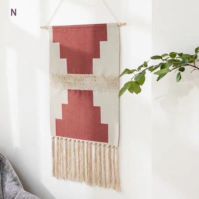 Emeja | Geometrisch Getufted Wandtapijt