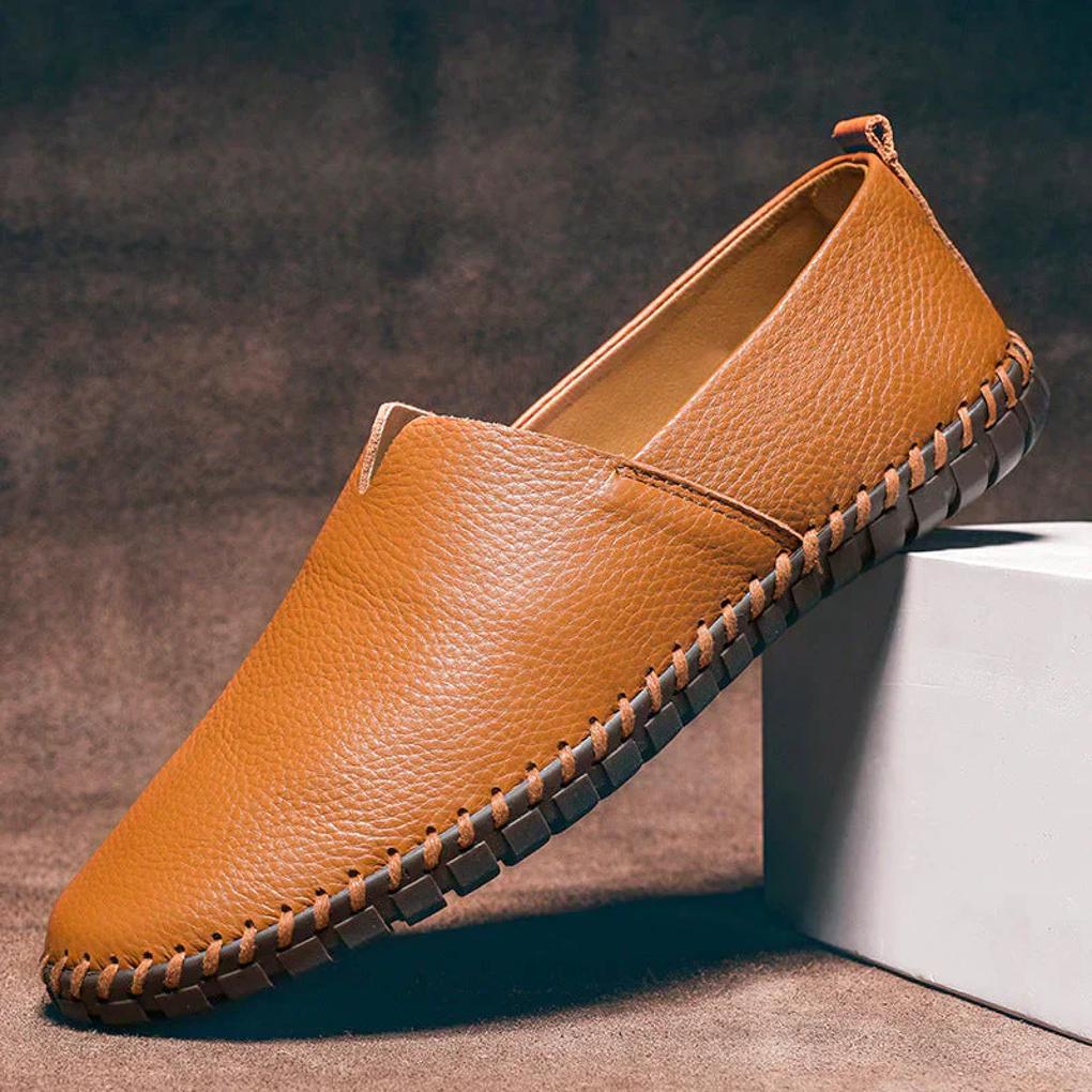 Emeja | Heren Rijloafers Gestikte Moc Toe