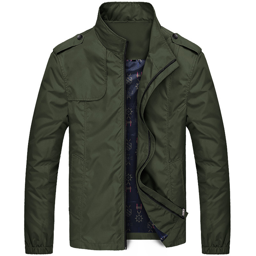 Emeja | Lichtgewicht Harrington Jacket voor Mannen met Opstaande Kraag