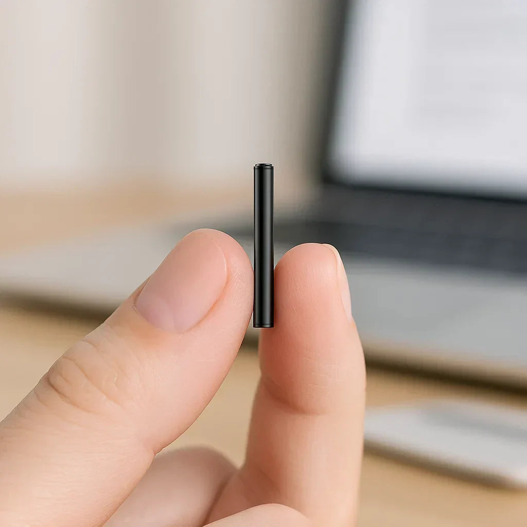 Emeja | Miniatuur Voice Recorder – Klein, Discreet en Krachtig Audio-opnameapparaat | Perfect voor Stille Opnames en Spraakactivatie