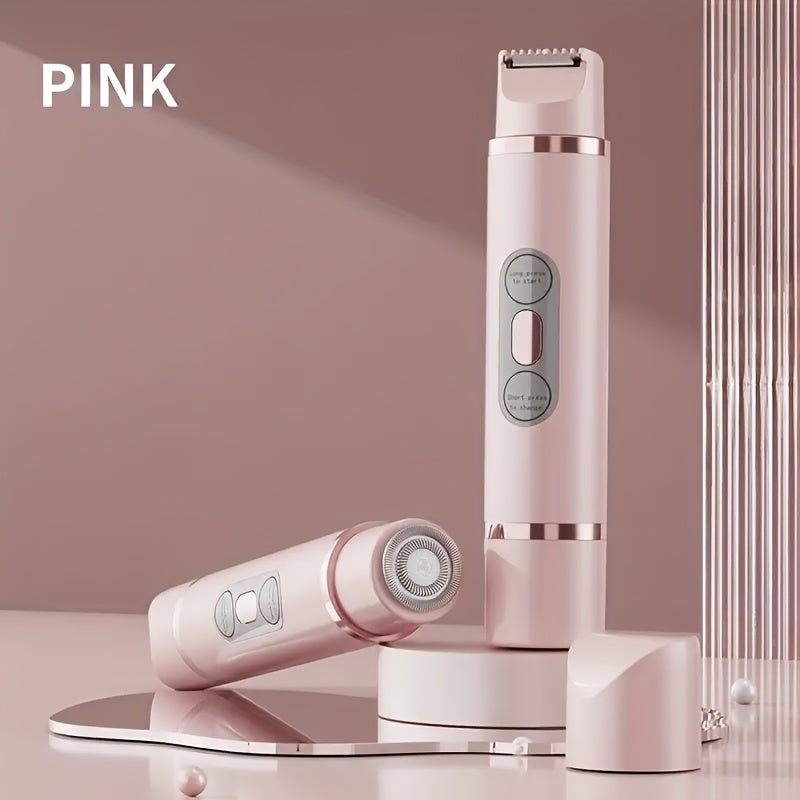 Emeja | PureSilk | Draadloze Dames Trimmer – Zachte Haarverwijdering voor Gezicht en Lichaam