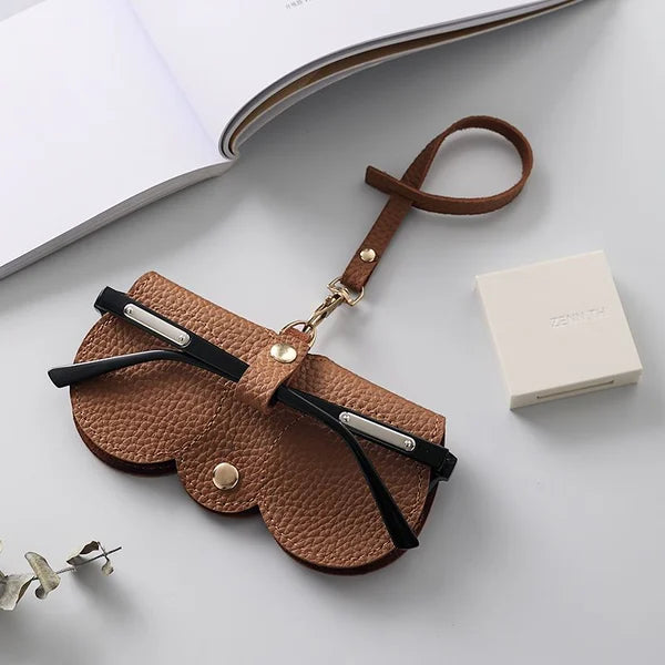 Emeja | ShadeShield Zachte Leren Zonnebril Etui