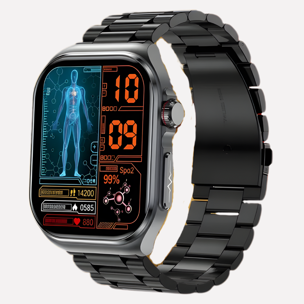 Emeja | Smartwatch met Touchscreen Display & Gezondheidsmonitoring