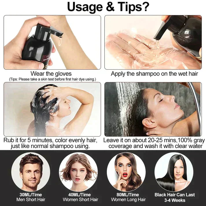 Emeja | SORT HAARVERF SHAMPOO (AYURVEDISCH ZONDER BIJWERKINGEN)