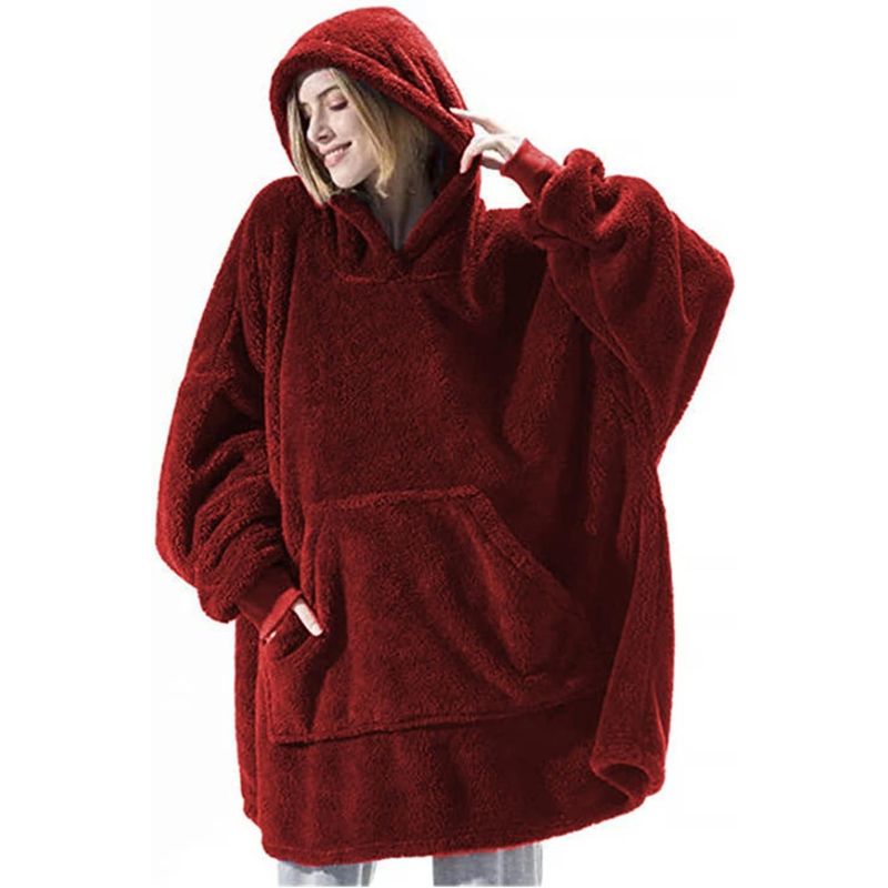 Fleece huisponcho