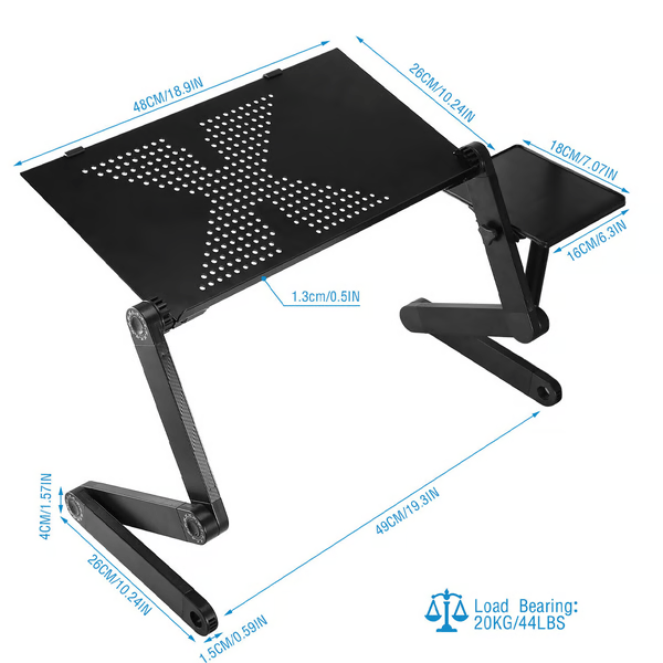 FLEXSTAND 360 - Ergonomische Laptopstandaard voor Gezond en Flexibel Werken