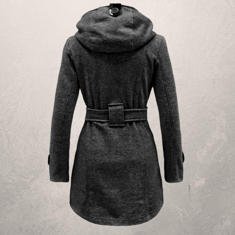 Gevormde Winterjas met Kap