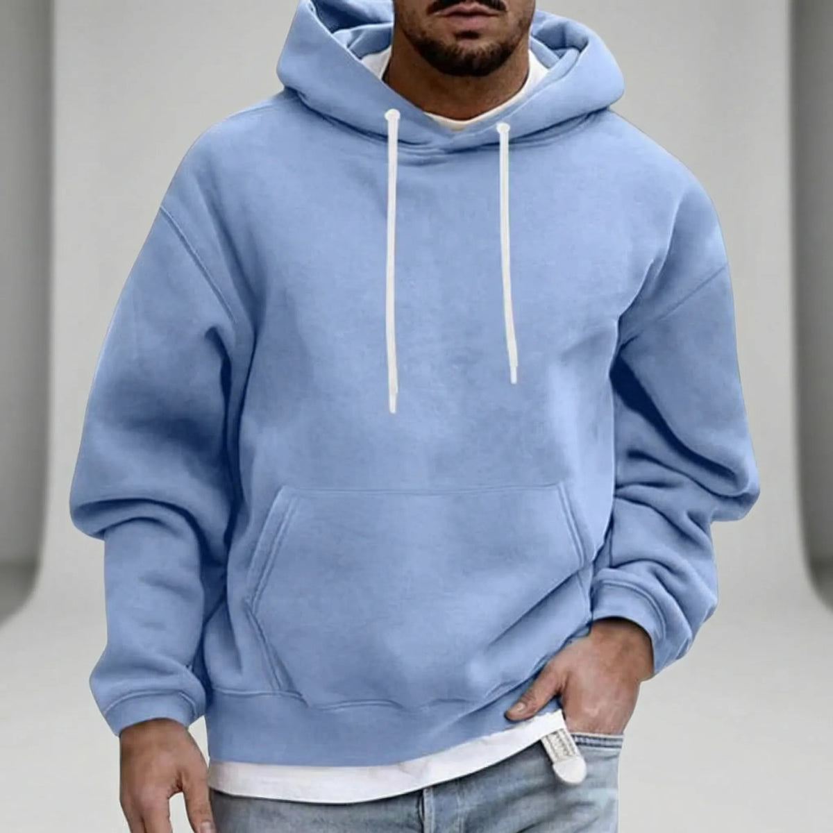 Hoodie met losse pasvorm - Marcel