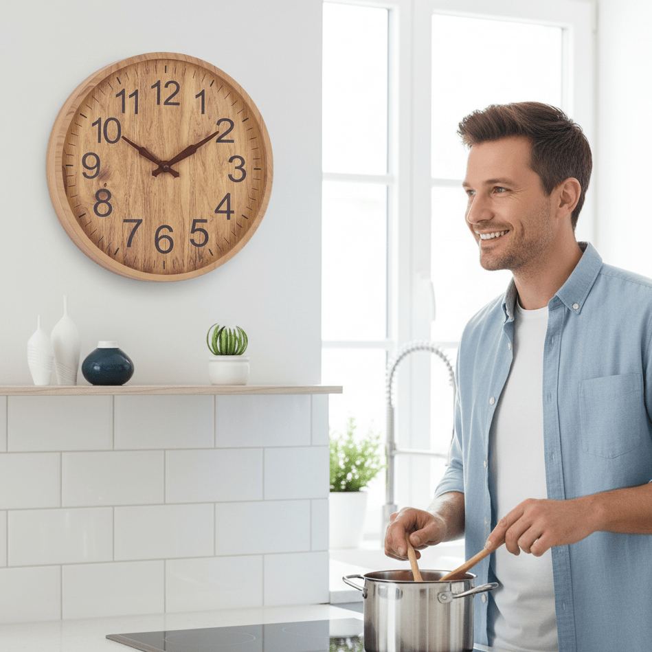 HOUTEN KLOK – Natuurlijke Charme voor Jouw Huis