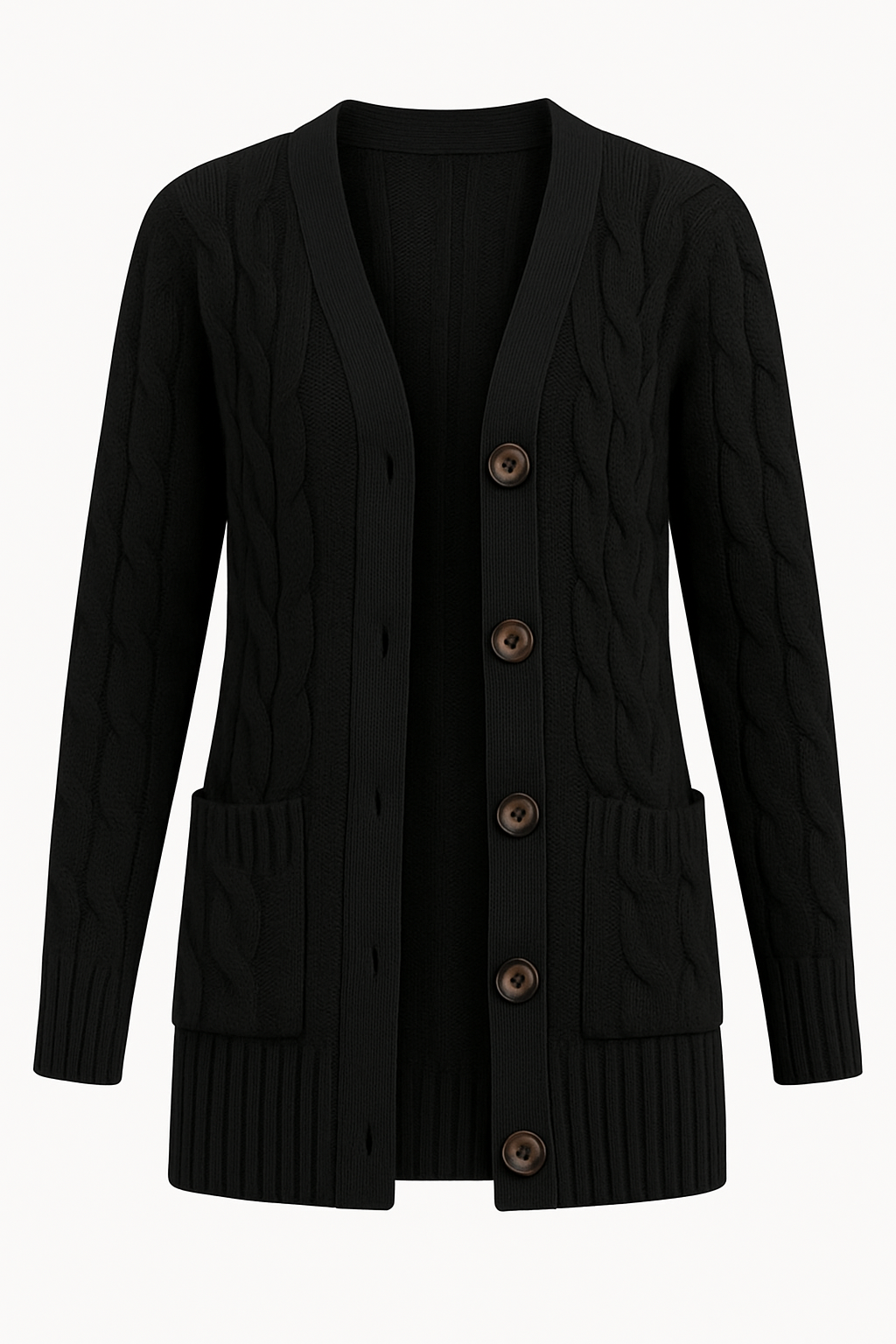 Kabelgebreid vest voor dames – Lente & Zomer