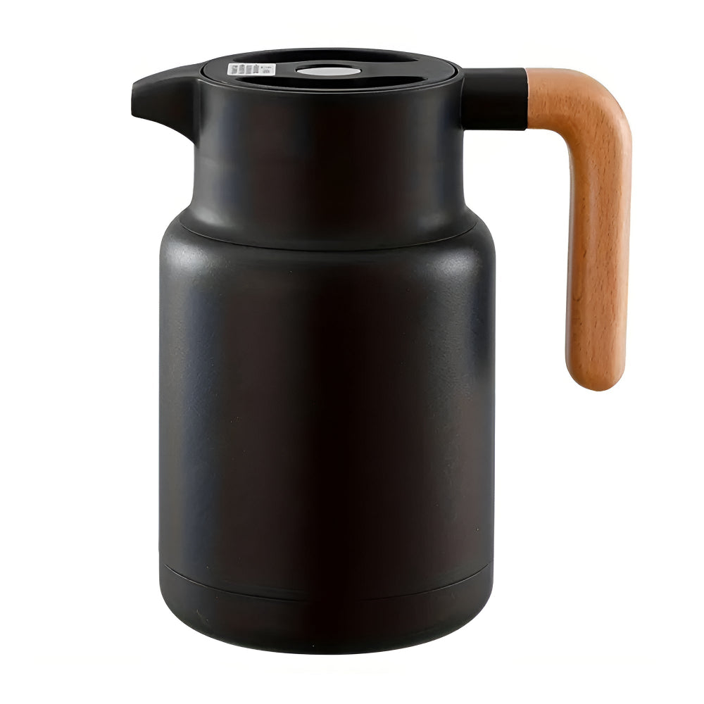 Klassieke Houten Handgreep Thermoskan