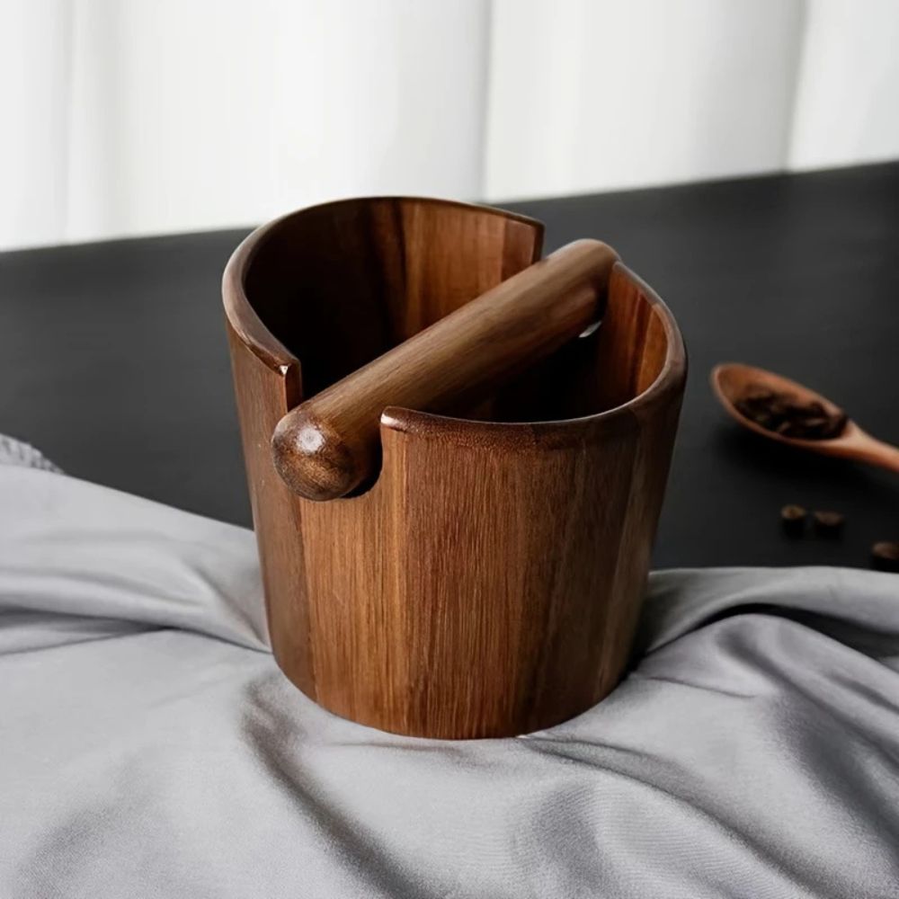 Massief Houten Koffie Knock Box