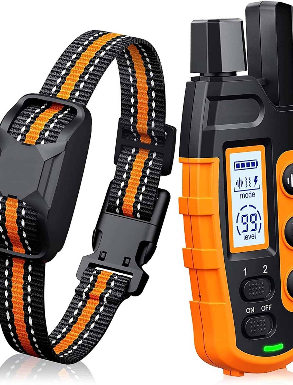 Premium 1000m Hondentrainingshalsband met Afstandsbediening - Waterdicht, Oplaadbare E-halsband voor Alle Hondenformaten