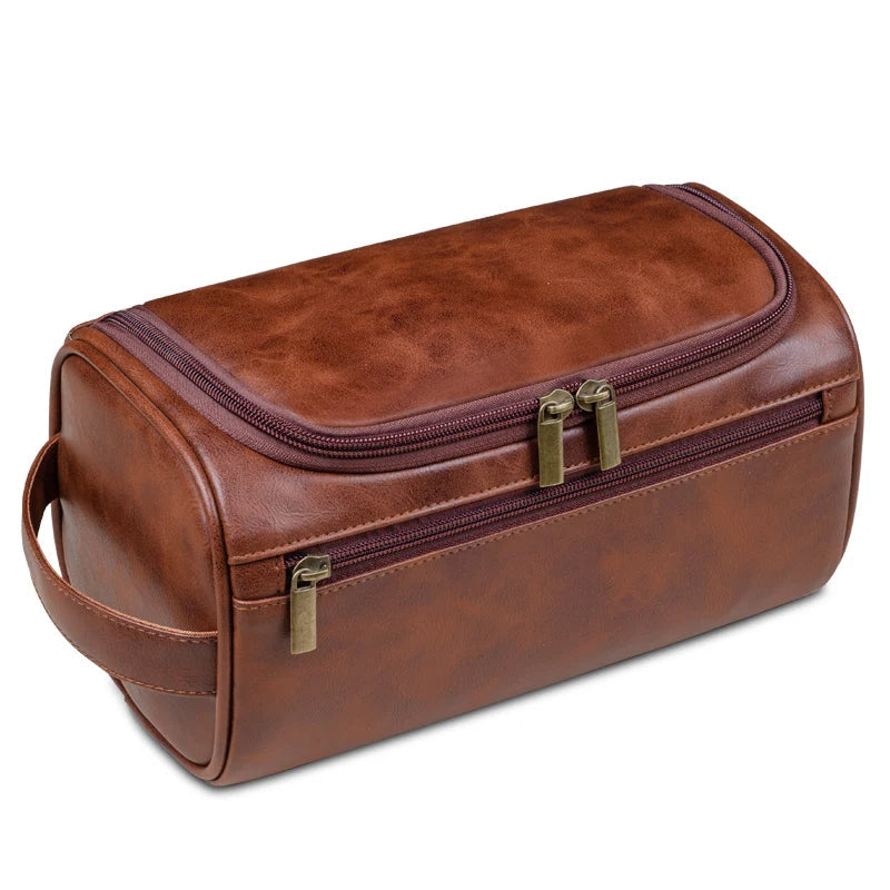 Reis Cosmetica Tas voor Mannen van PU Leer – Elegant en Functioneel