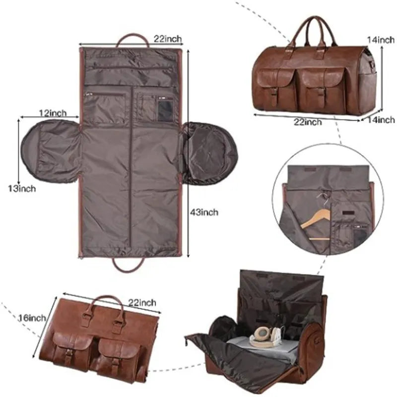 Rynar - 2-in-1 Converteerbare Anti-Kreuk Tas