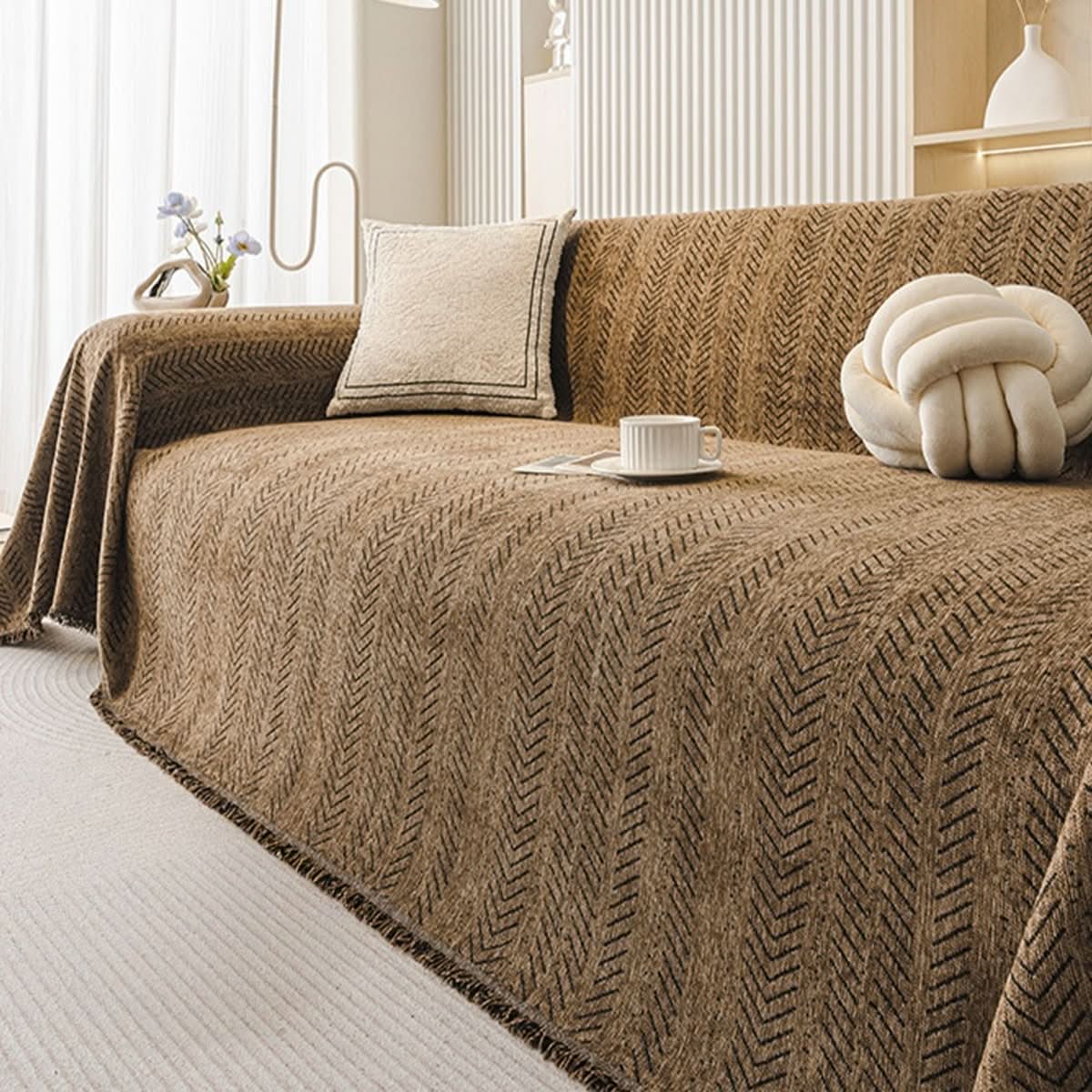 SNUGGLETEXTILE – Kr scratchbestendige & wasbare bankhoes van chenille