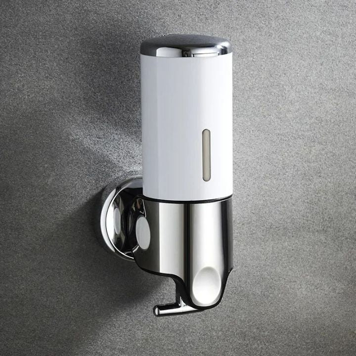 SOAPFORT – Hoogwaardige wandzeepdispenser met elegant ontwerp in roestvrij staal