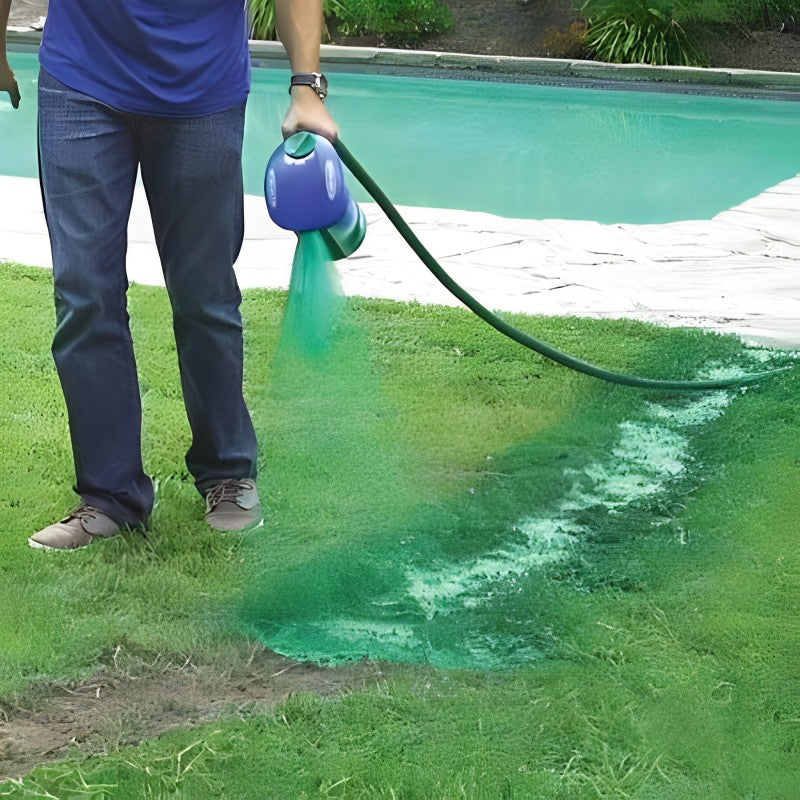 Vloeibaar Graszaad Hydro Mousse Spray | Eenvoudig Aan te Brengen voor Kale Plekken in het Gazon & Veelbetreden Zones