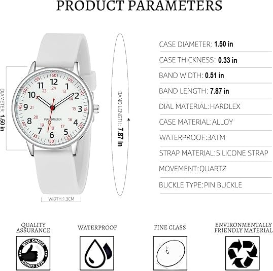 Waterdichte Verpleegkundige Horloge - Femke