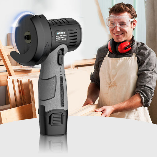 12V Mini Haakse Slijper met Snijdisk – Ideaal voor Nauwkeurig Snijden en Slijpen