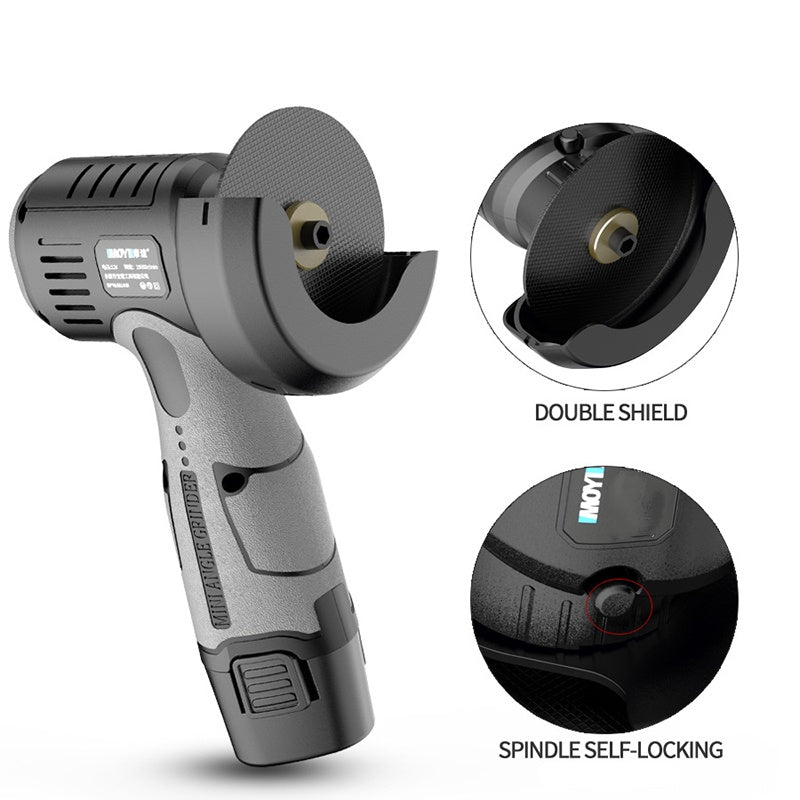 12V Mini Haakse Slijper met Snijdisk – Ideaal voor Nauwkeurig Snijden en Slijpen