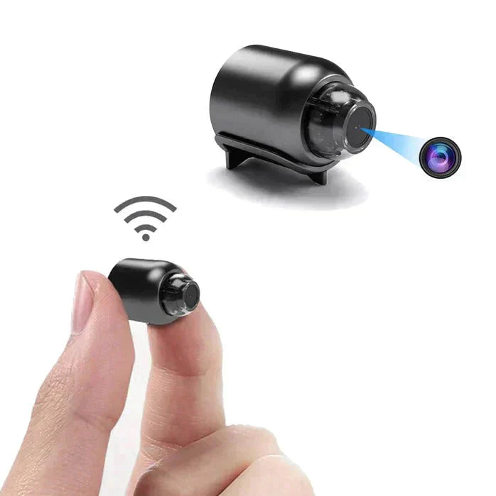 2-pack Mini WiFi Beveiligingscamera's - Draadloze HD Nachtzicht voor Baby- en Huisdierbewaking
