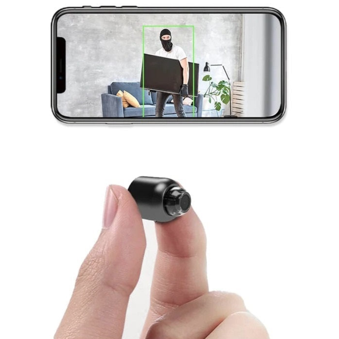 2-pack Mini WiFi Beveiligingscamera's - Draadloze HD Nachtzicht voor Baby- en Huisdierbewaking
