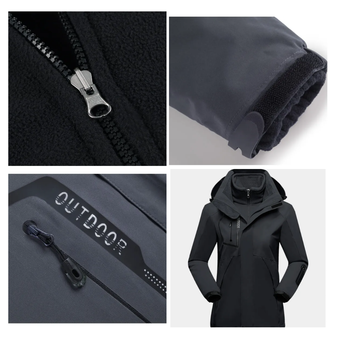 3-in-1 Beschermende outdoorjas voor dames