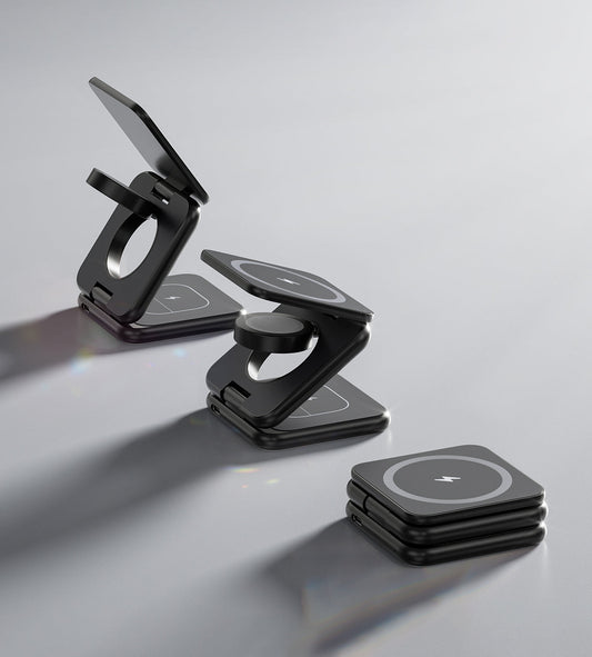 3-in-1 Draadloze Oplaadstand