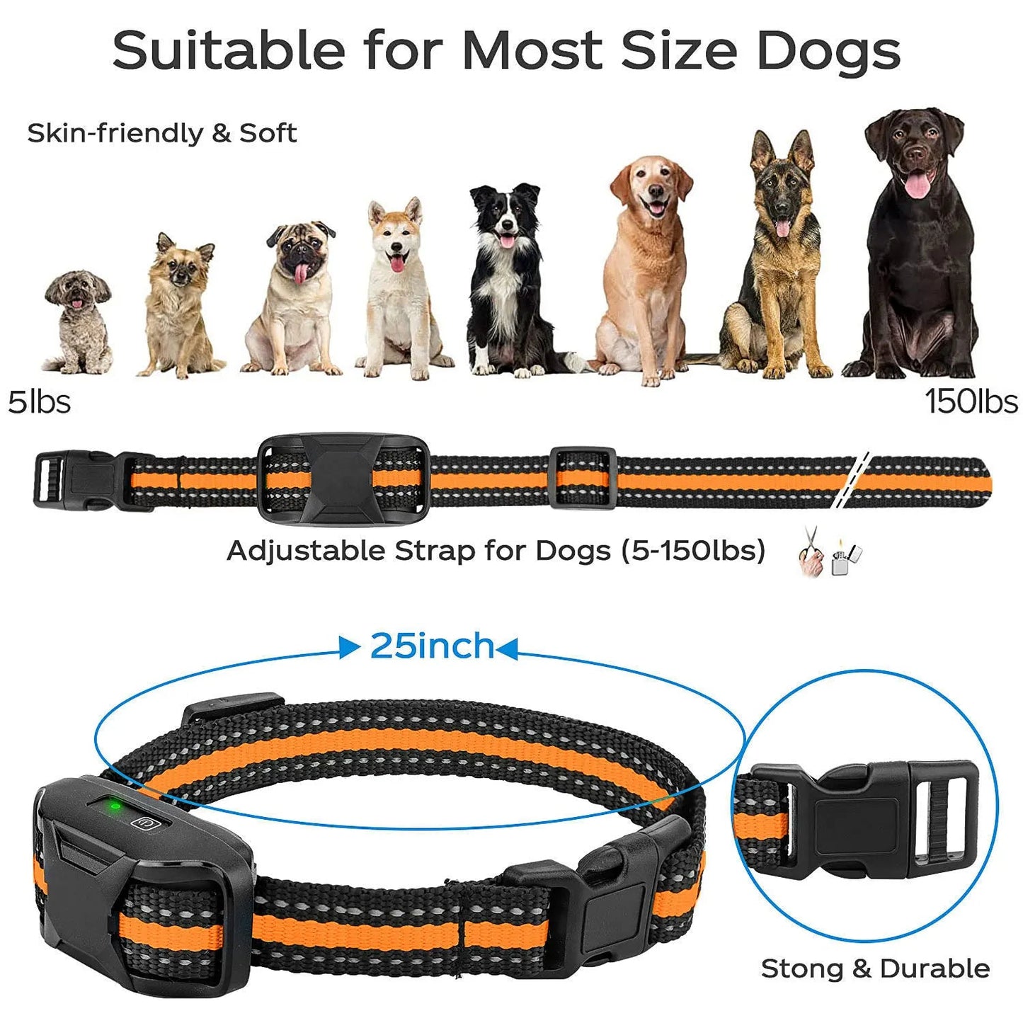 3300Ft Elektronische Honden Trainingshalsband