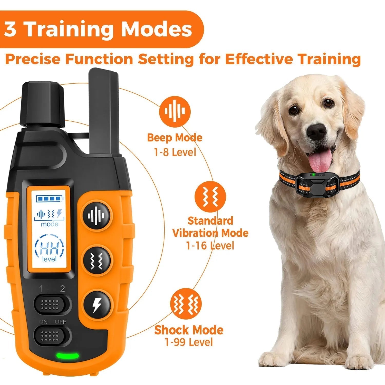 3300Ft Elektronische Honden Trainingshalsband