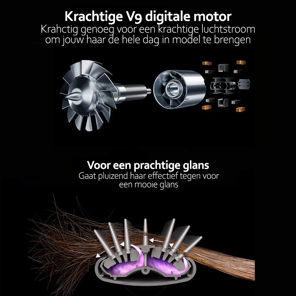 5-in-1 Haarstyler met Ionische Technologie - AuraStyle