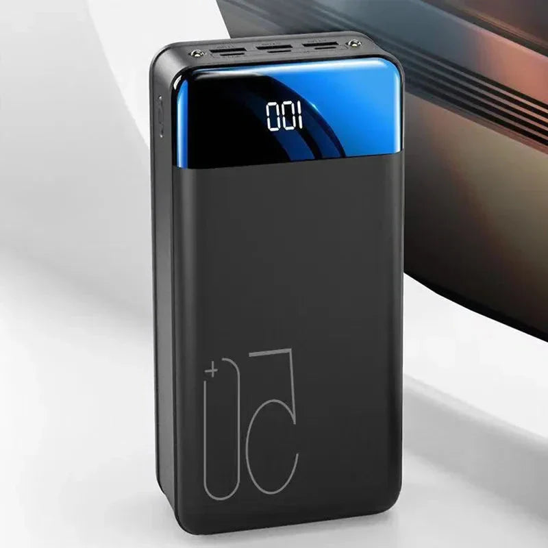 50.000mAh Ultra-Hoge Capaciteit Powerbank – Super Snelle Oplading voor Telefoons, Tablets & Laptops
