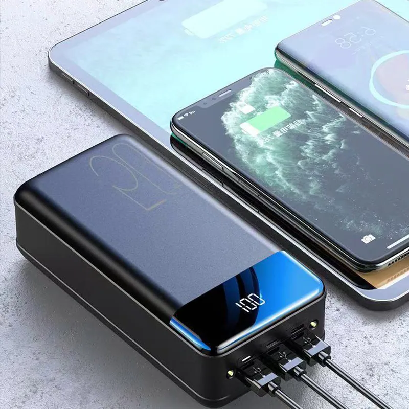 50.000mAh Ultra-Hoge Capaciteit Powerbank – Super Snelle Oplading voor Telefoons, Tablets & Laptops