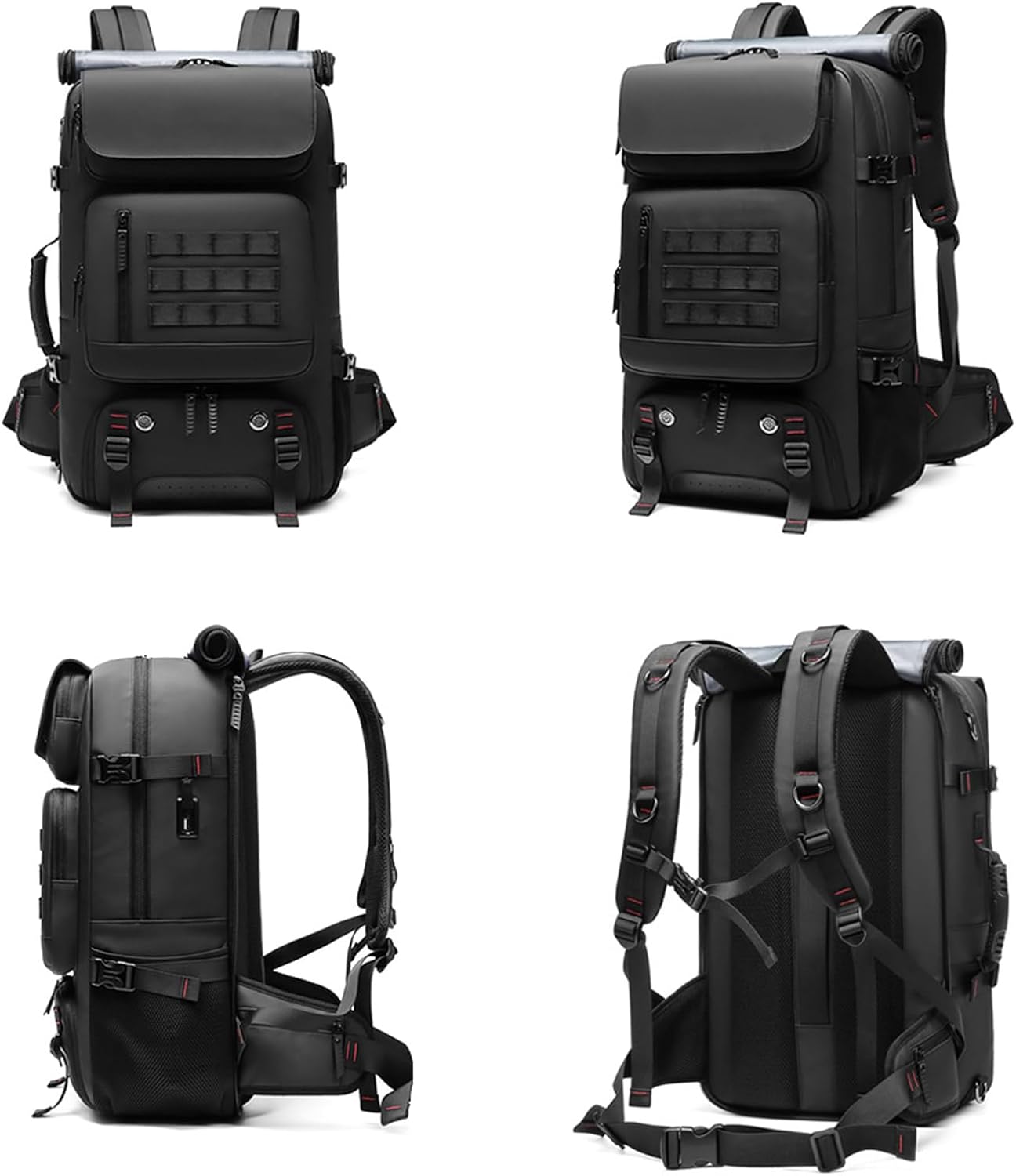 50L Waterdichte Reisrugzak met Schoencompartiment & USB-poort