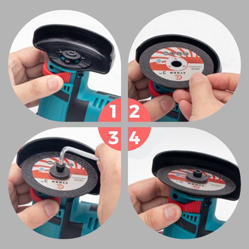 75MM Elektrische Zaag- en Slijpschijfset (7-delig) – voor veelzijdige snij- en slijptaken
