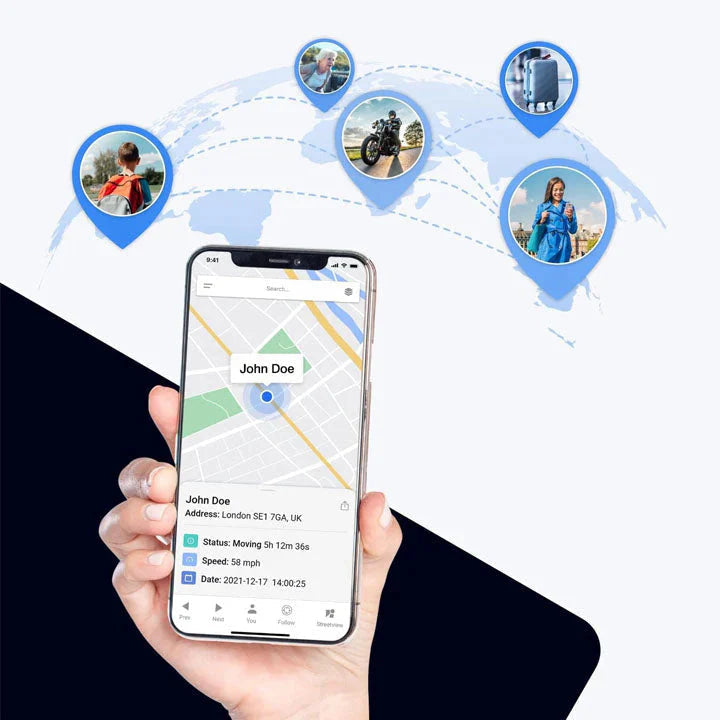 Abonnementsvrije mini magnetische GPS-tracker - Real-time tracking voor beveiliging en surveillance