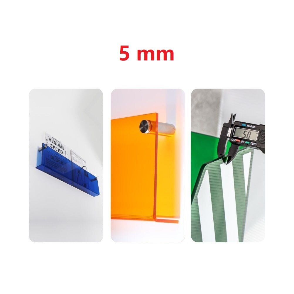 Acryl Wandgemonteerde 'Vloeiende' Tijdschriftenhouder