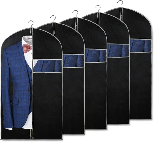Ademend Kledinghoes Set – 10-Pack Kledingopslaghoezen met Venster