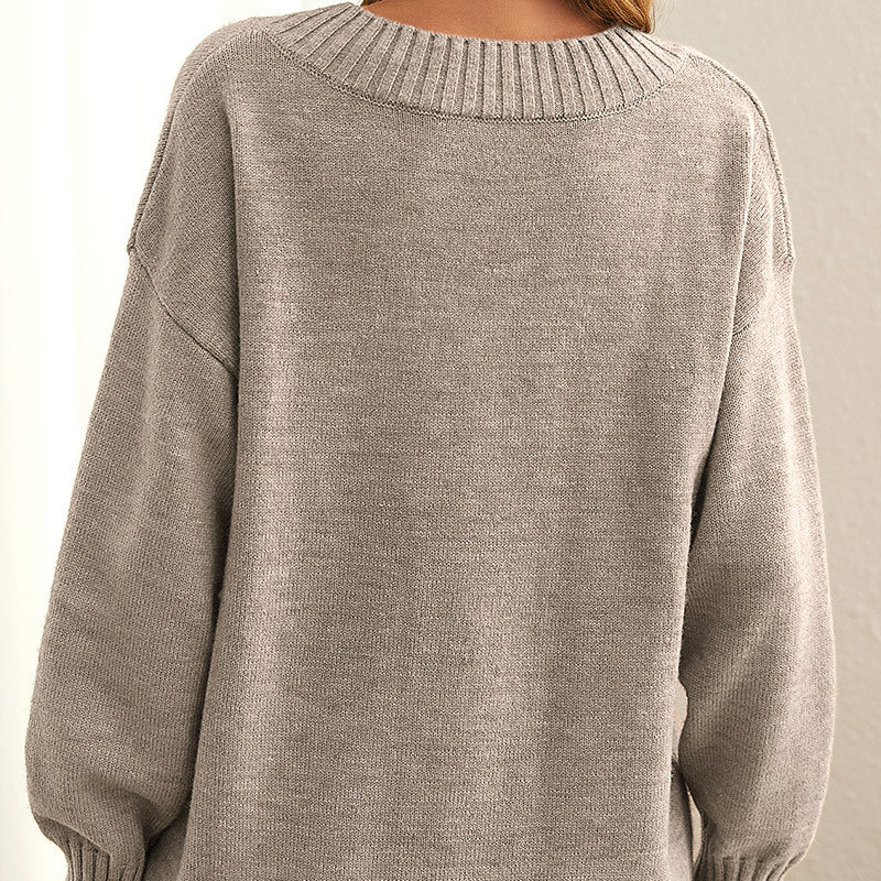 Aeliana - Elegante Kasjmier Trui voor de Herfst